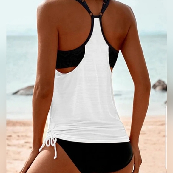 American flag Tankini Swimsuit XL - Picture 3 of 8